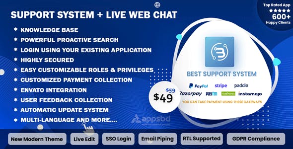 Best Support System-Live Web Chat & Client Desk & Ticket Help Desk